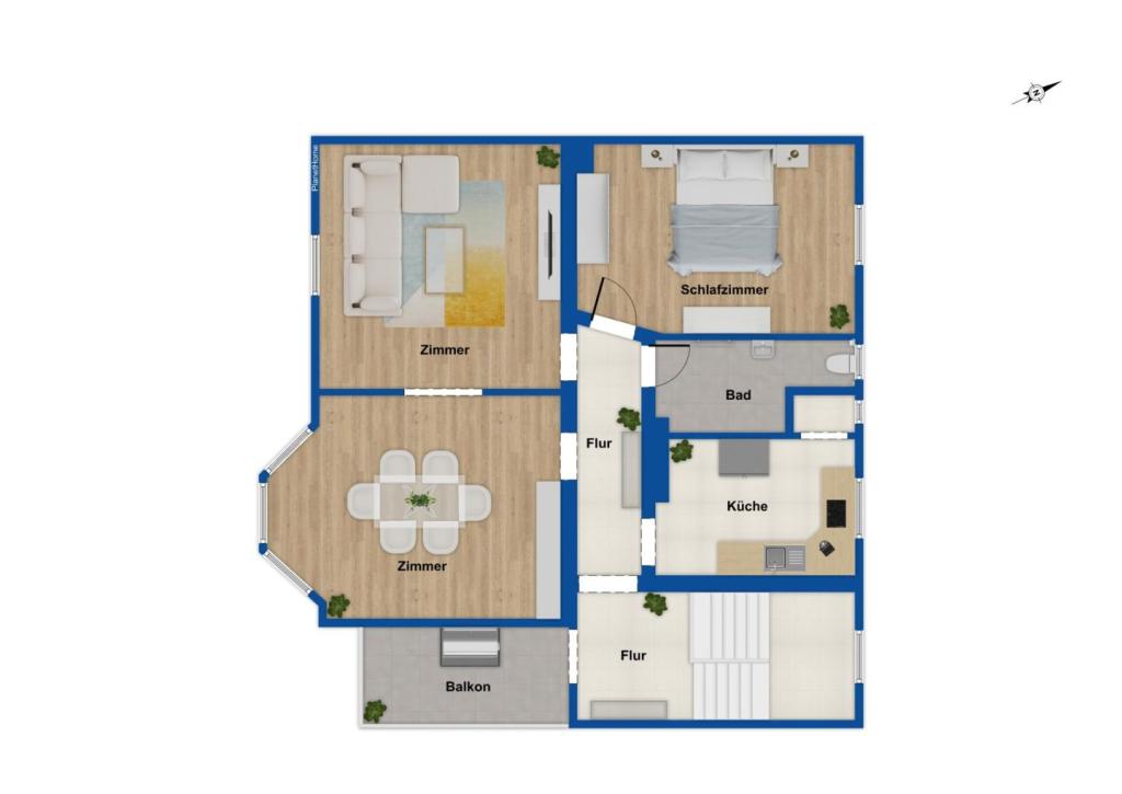 Grundriss - 1. Obergeschoss