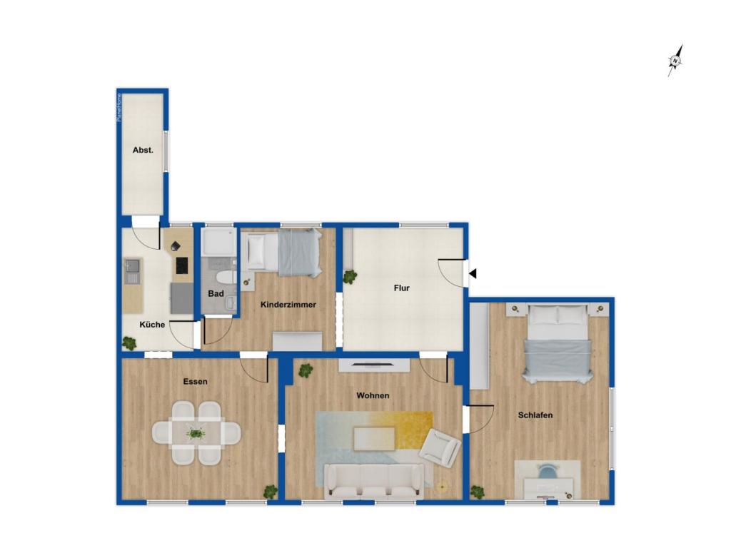 Grundriss Gewerbe Obergeschoss