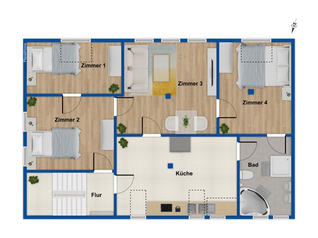 Grundriss Wohnung Dachgeschoss