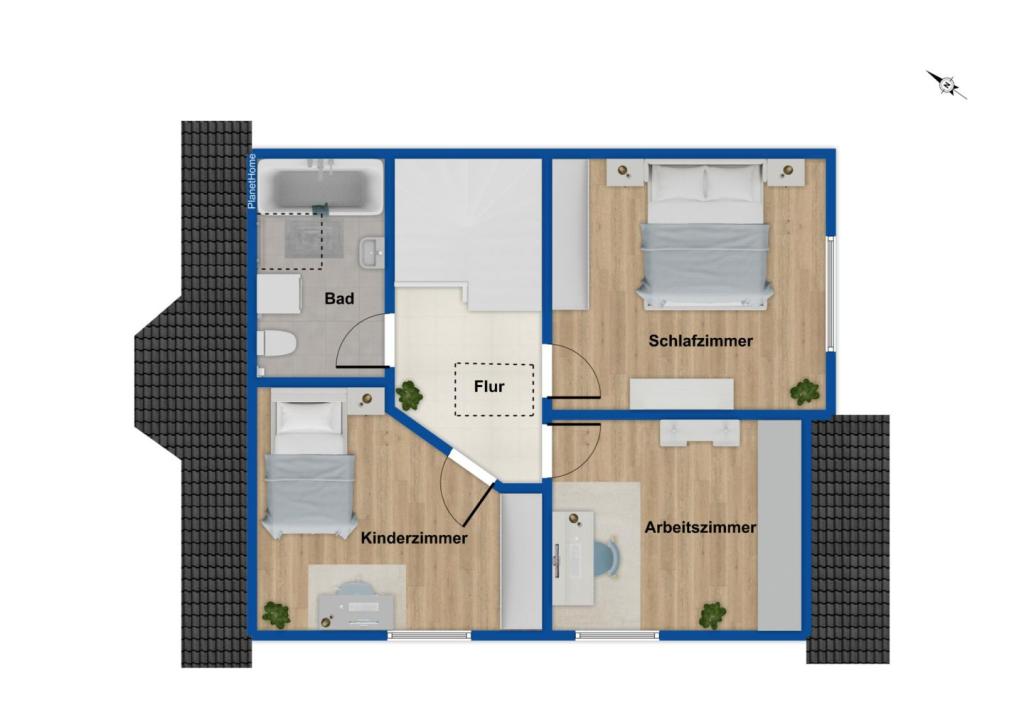 Grundriss Obergeschoss