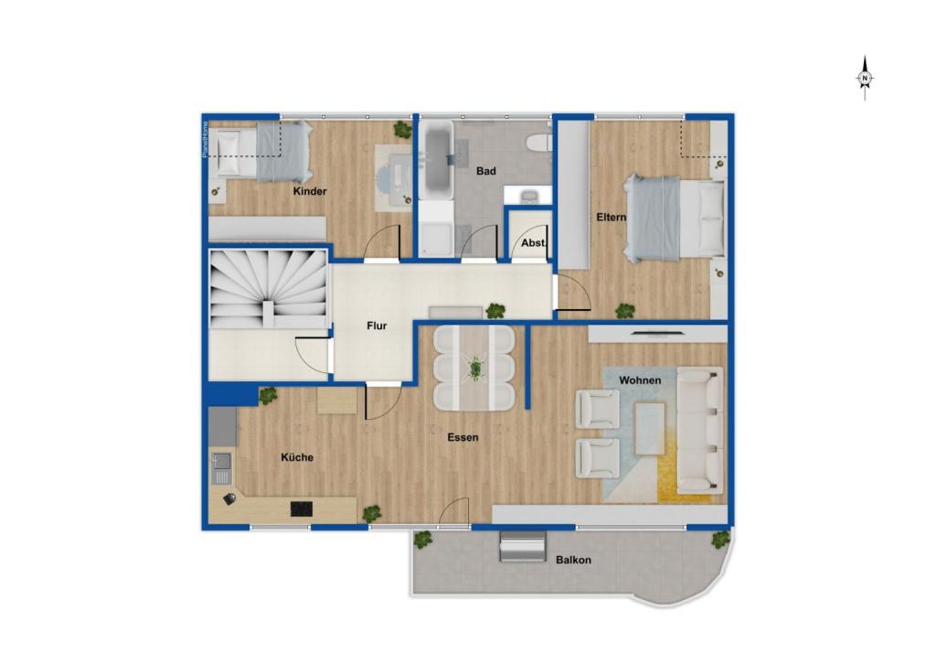 Grundriss Obergeschoss