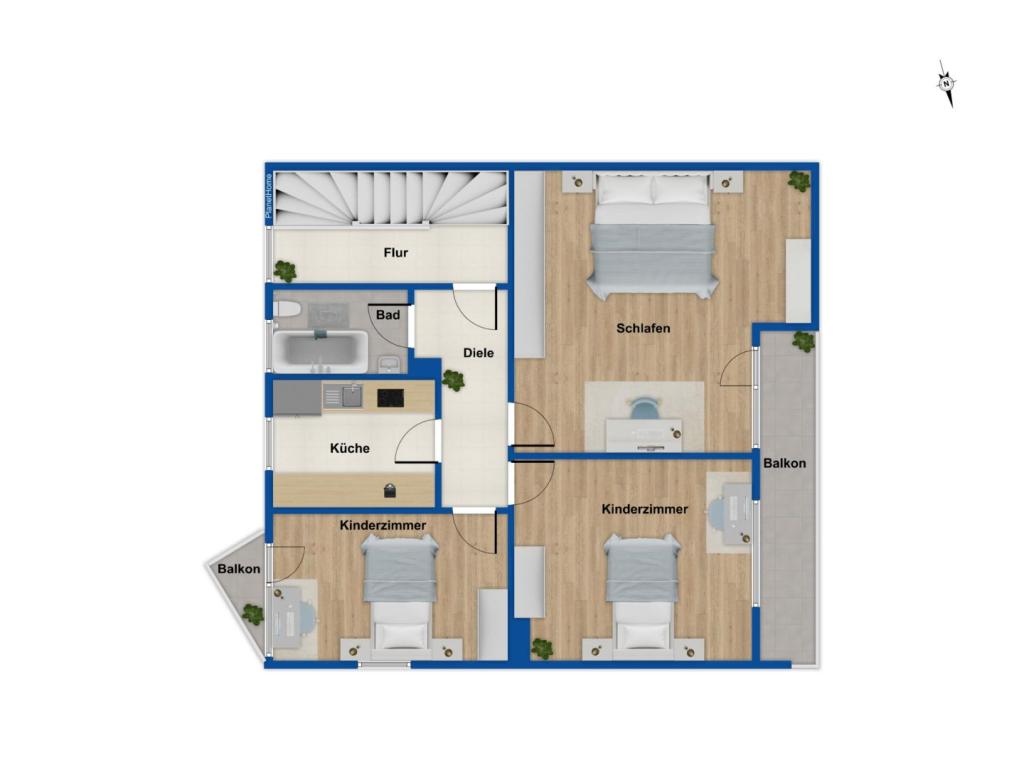 Grundriss Obergeschoss