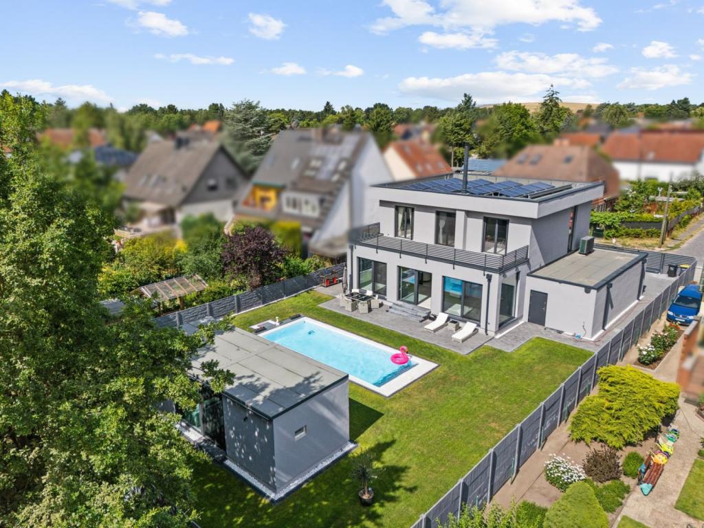 Hausansicht Vogelperspektive