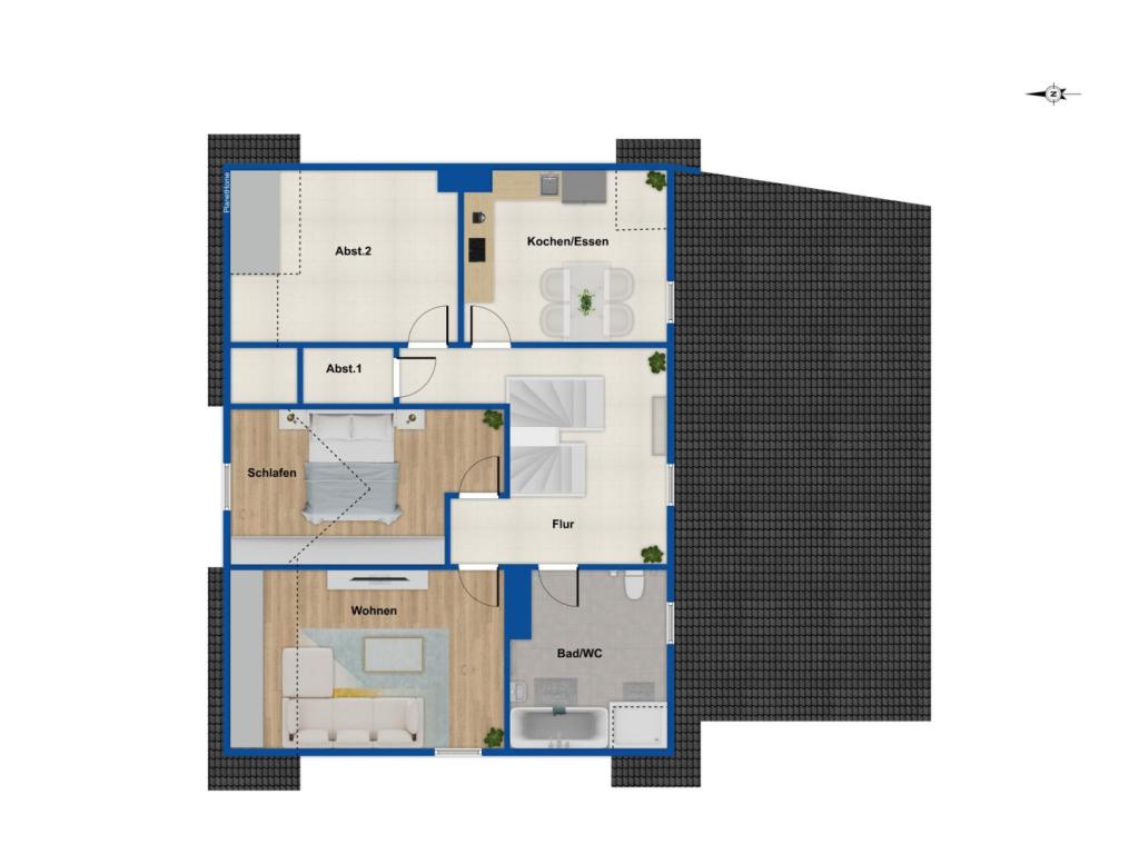 Grundriss Dachgeschoss