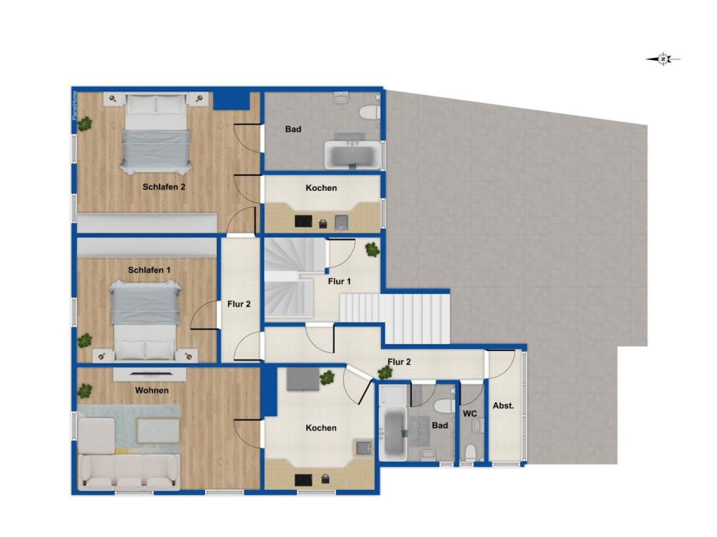 Grundriss Obergeschoss