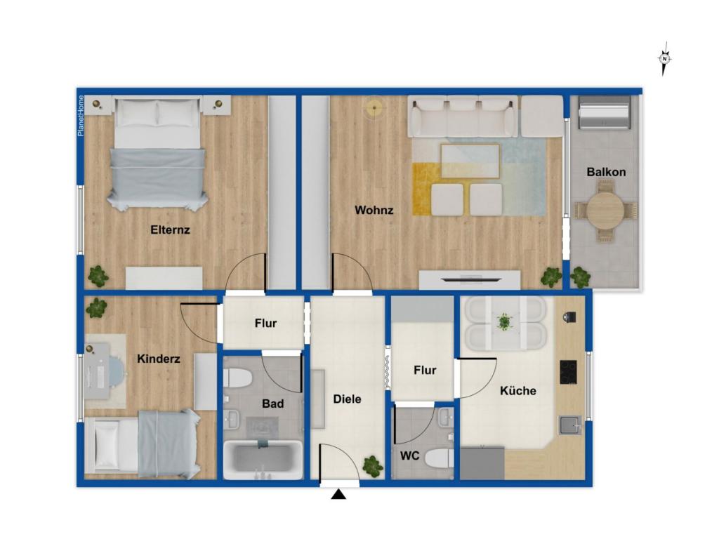 Grundriss 1. Obergeschoss