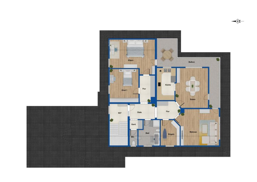 Grundriss Dachgeschoss