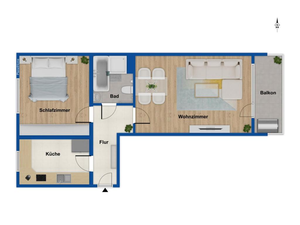 Grundriss 1. Obergeschoss