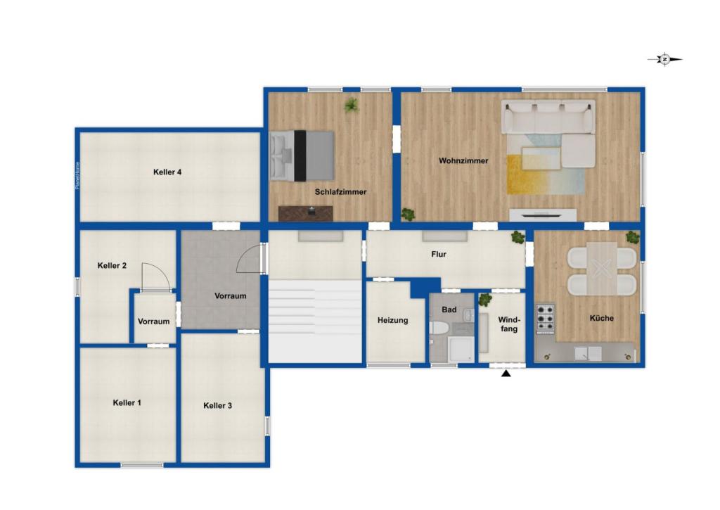 Grundriss Souterraingeschoss