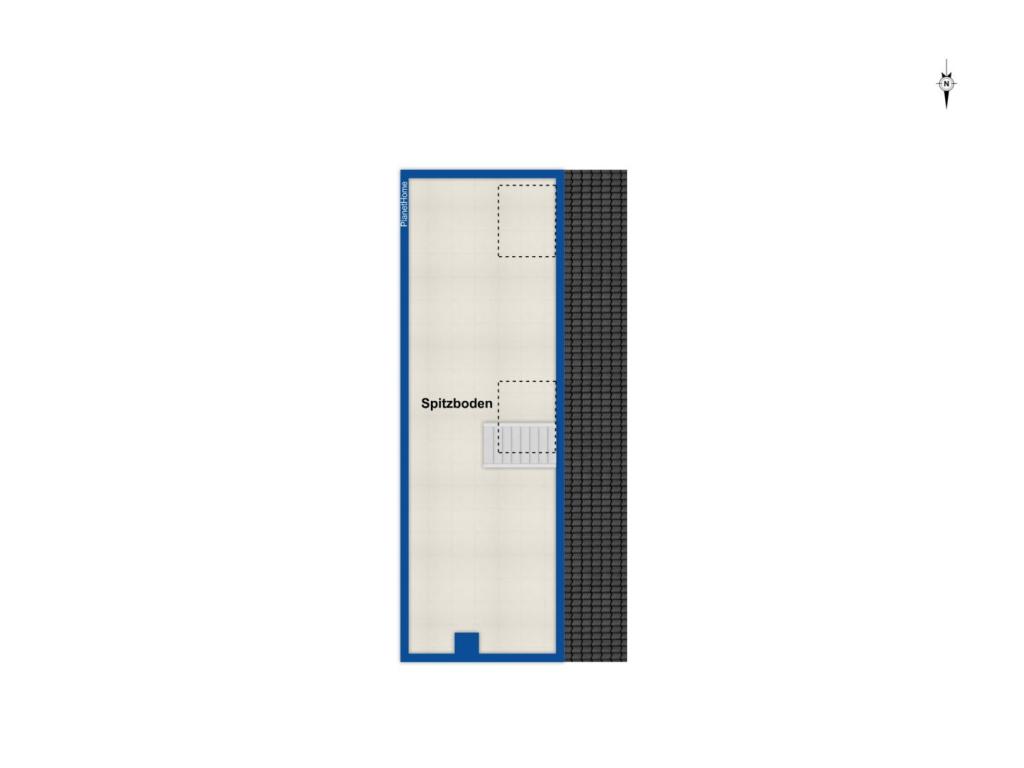 Grundriss Spitzboden