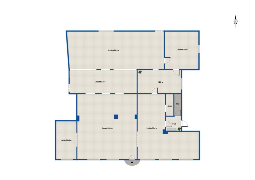 Grundriss Gewerbeeinheit