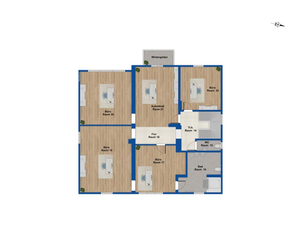 Grundriss Obergeschoss