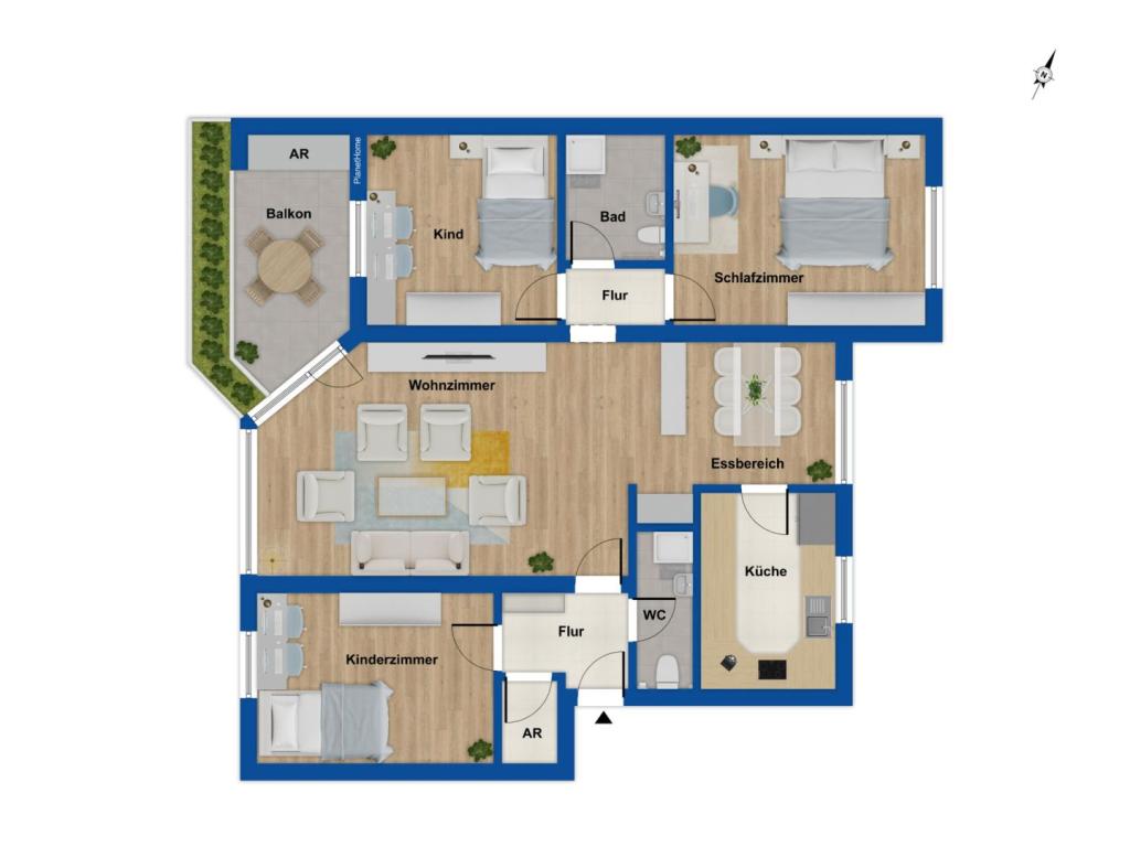 Grundriss 3. Obergeschoss