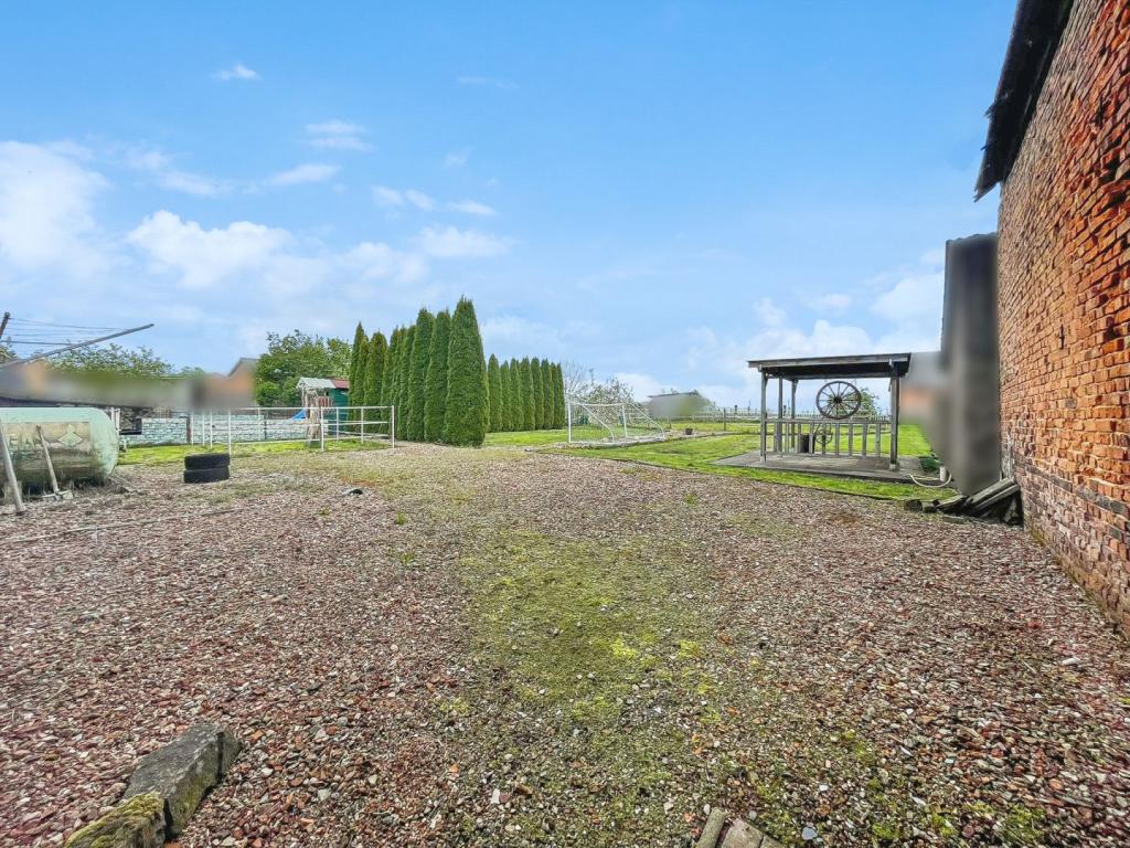 Garten geschottert
