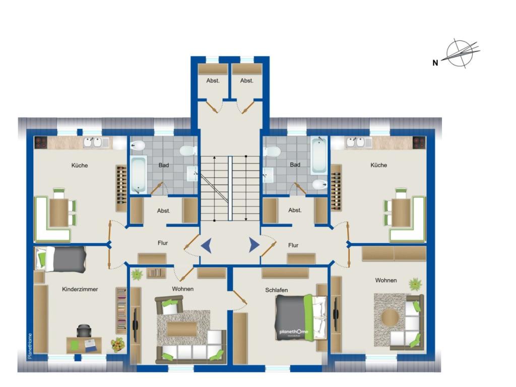 Grundriss Wohneinheit 2.OG