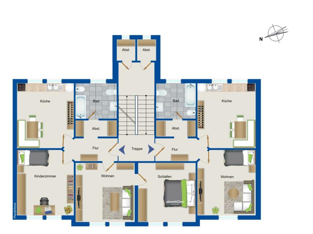 Grundriss Wohneinheit OG