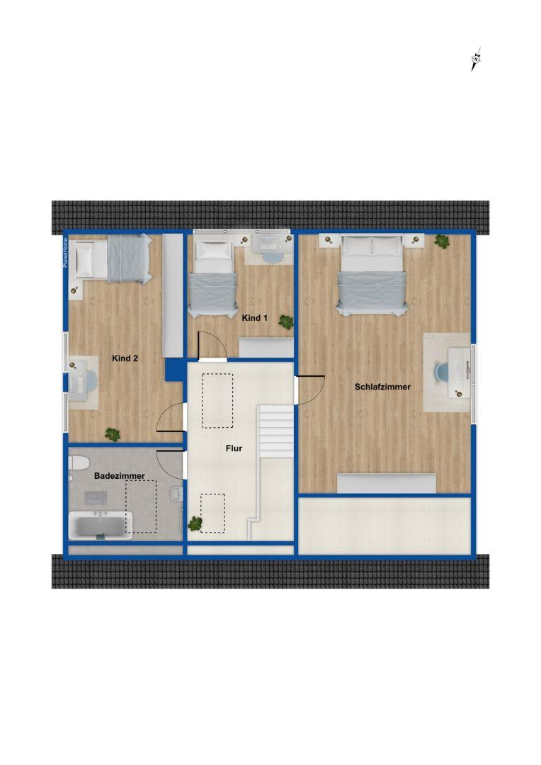 Grundriss Obergeschoss