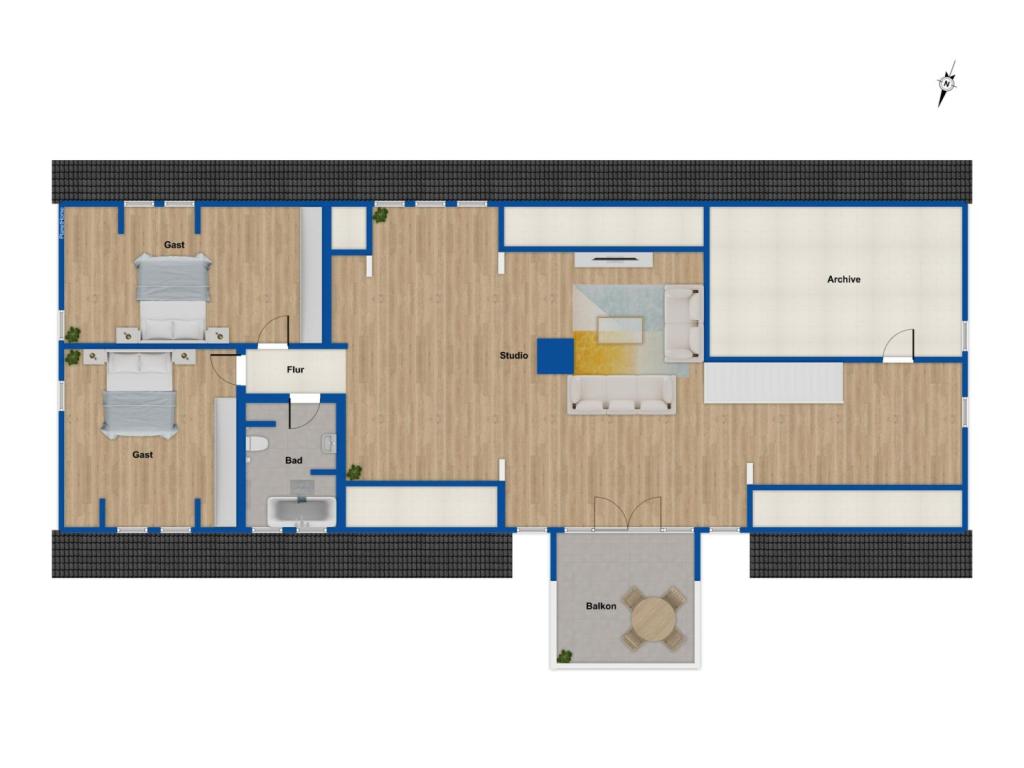 Grundriss Dachgeschoss