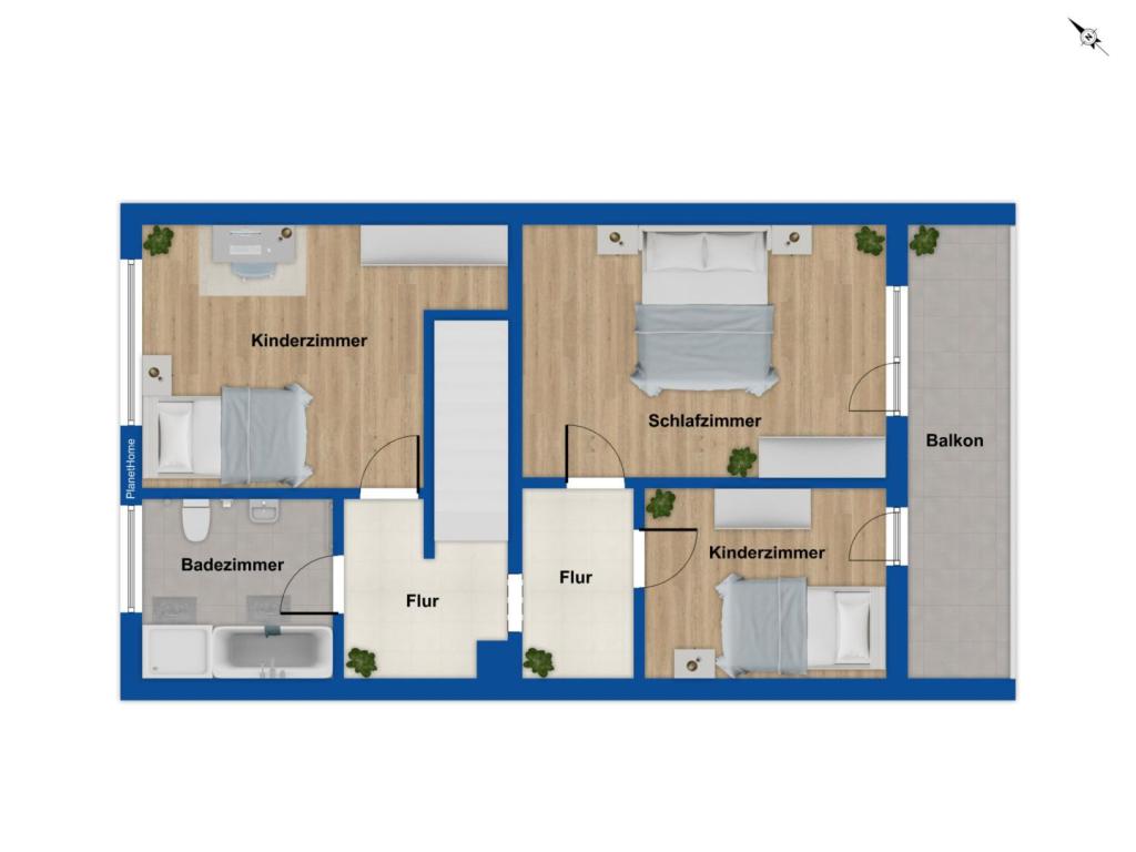 Grundriss Obergeschoss