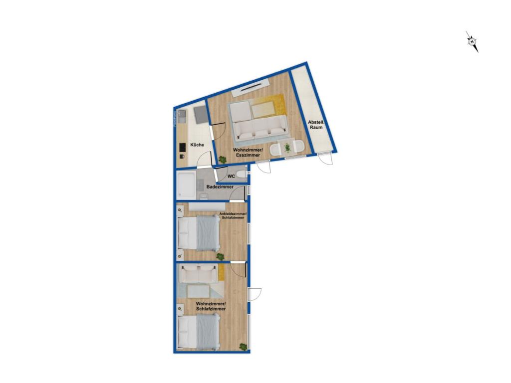 Grundriss Bungalow