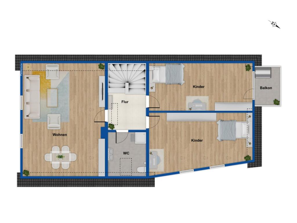 Grundriss Obergeschoss