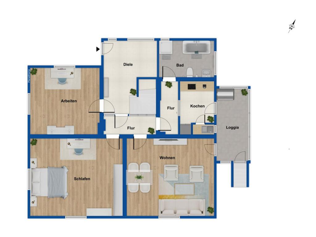 Grundriss Erdgeschoss
