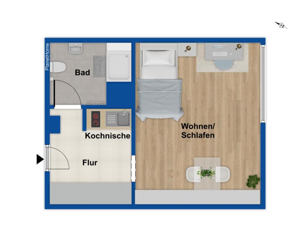 Grundriss Apartment