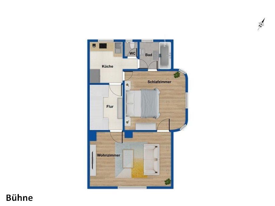 Grundriss 6. Etage