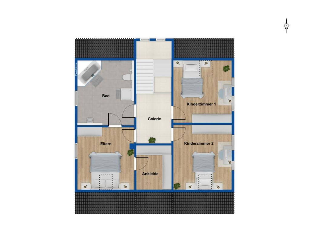 Grundriss Obergeschoss