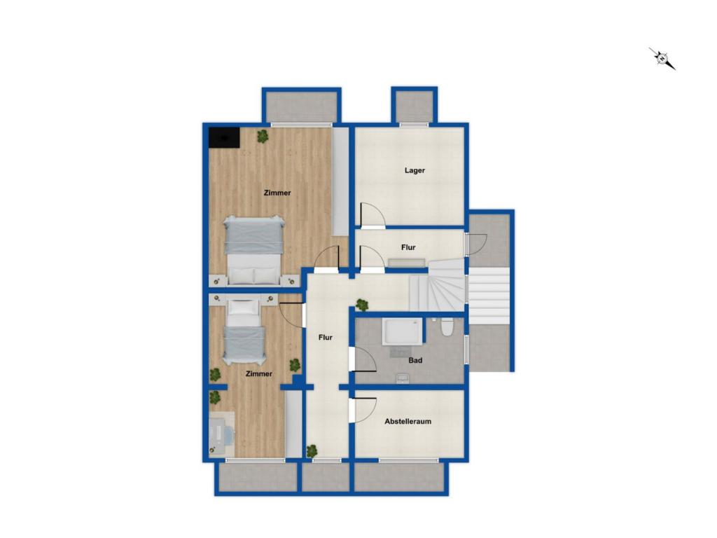 Grundriss Bungalow KG