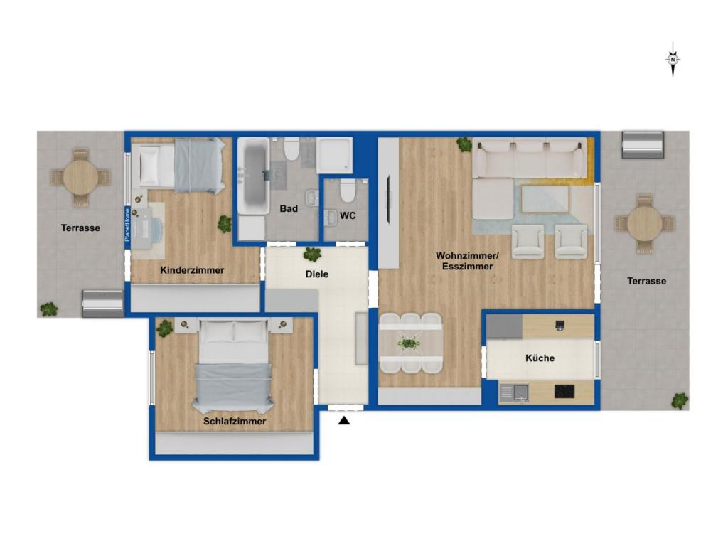Grundriss Erdgeschoss