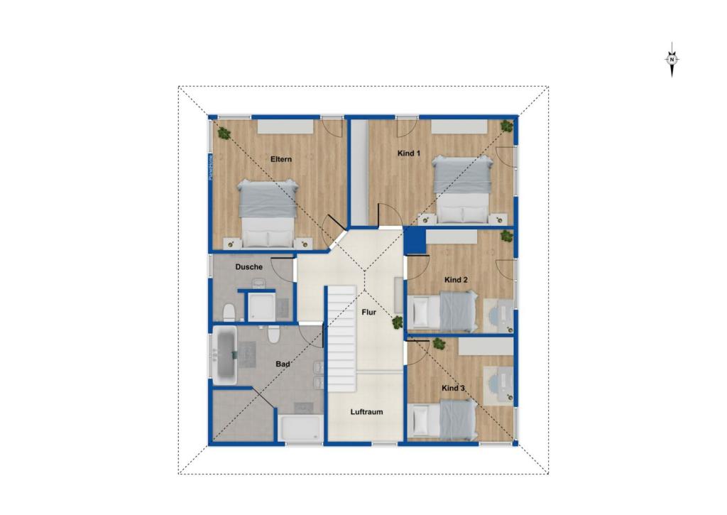Grundriss Obergeschoss