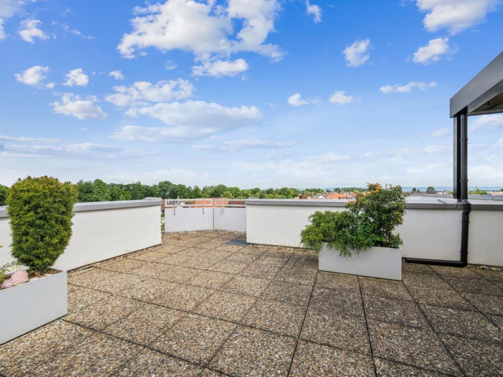 Dachterrasse mit Albblick