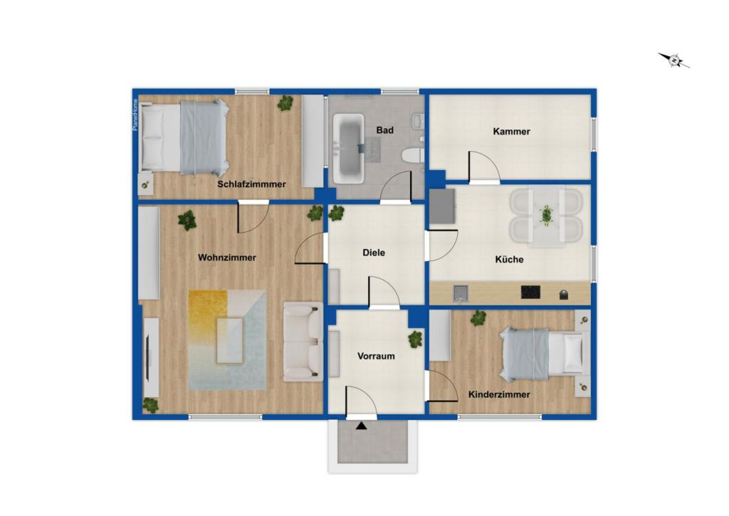 Grundriss - Haus 