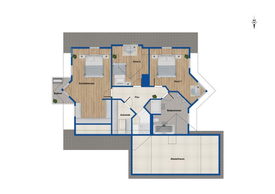 Grundriss Dachgeschoss
