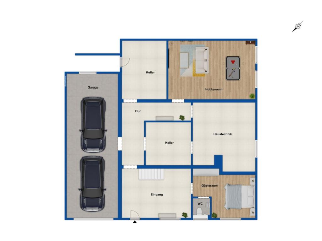 Grundriss Untergeschoss