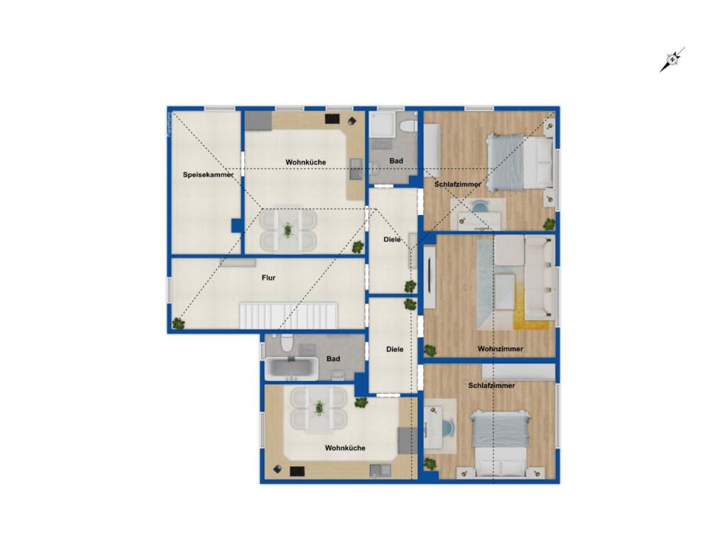 Grundriss Obergeschoss