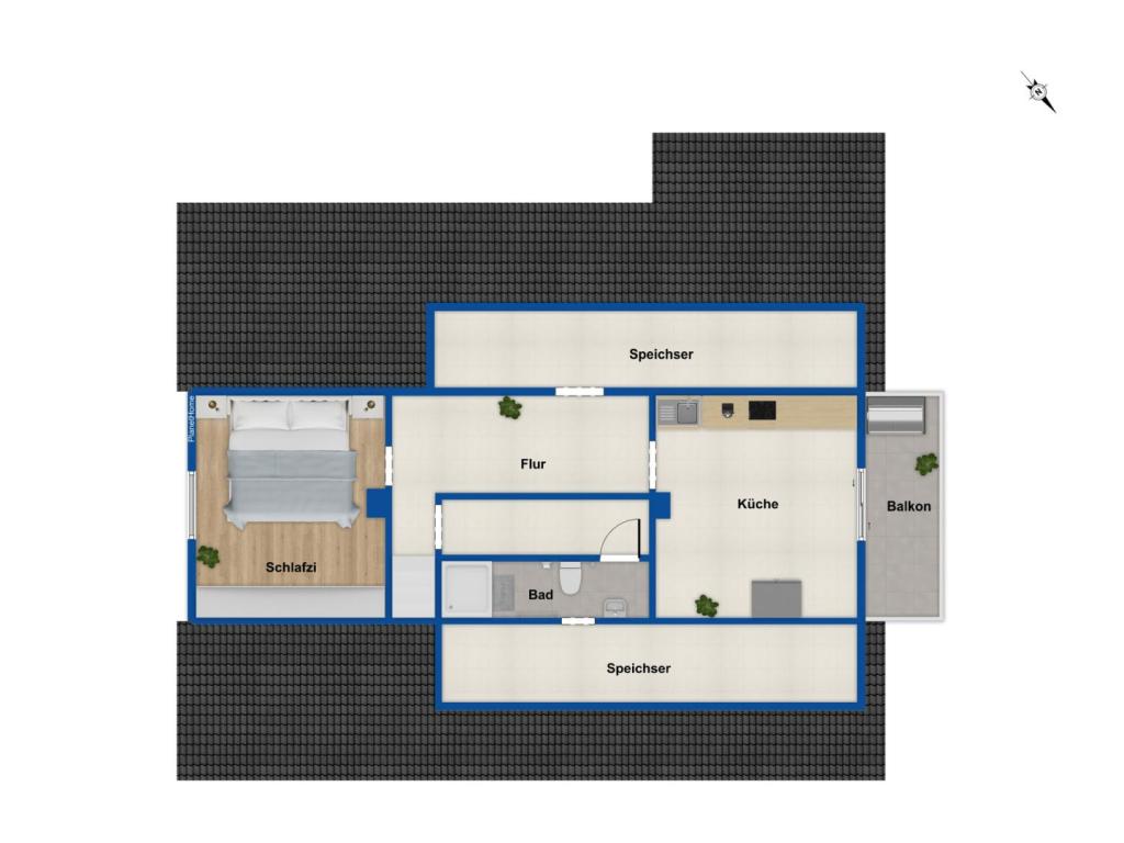 Grundriss - Dachgeschoss