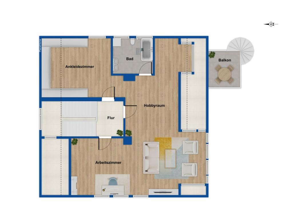 Grundriss Dachgeschoss