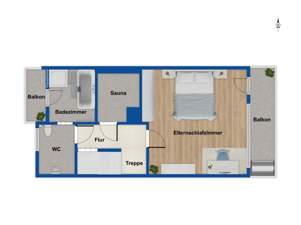 Grundriss Obergeschoss