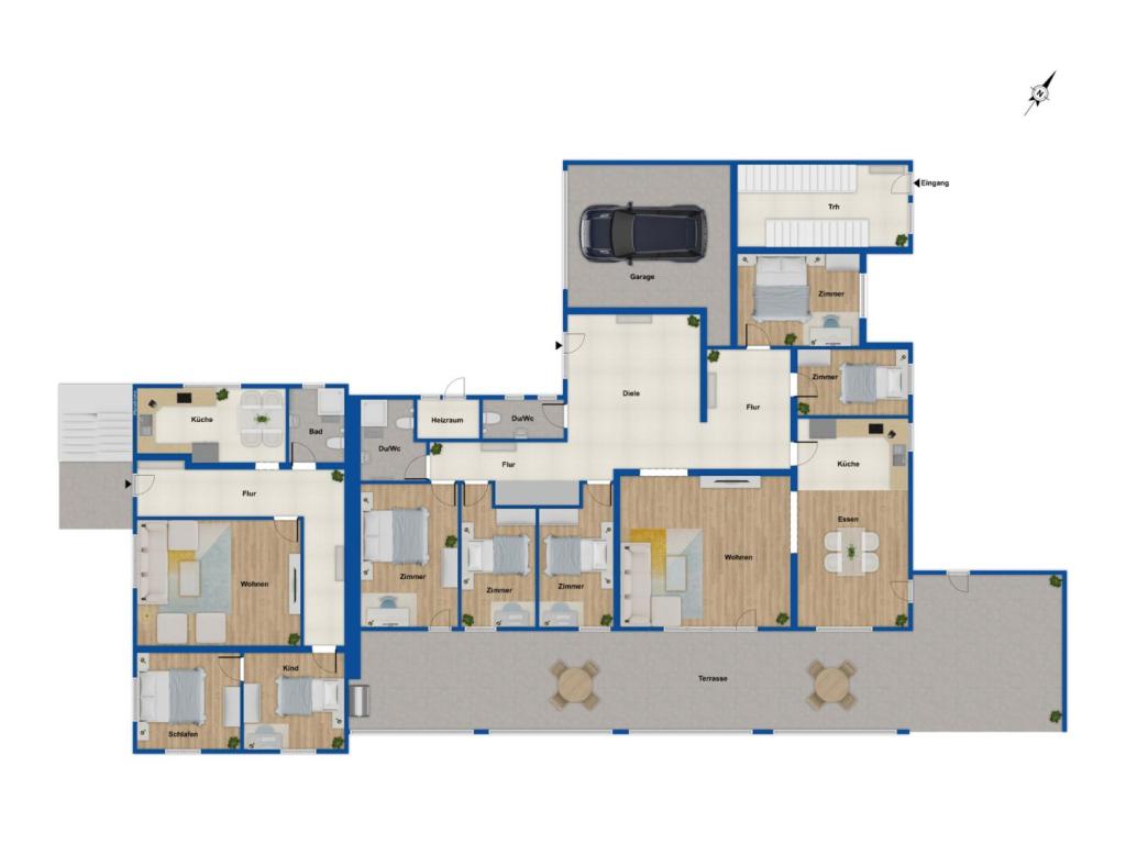 Grundriss EG Haupthaus