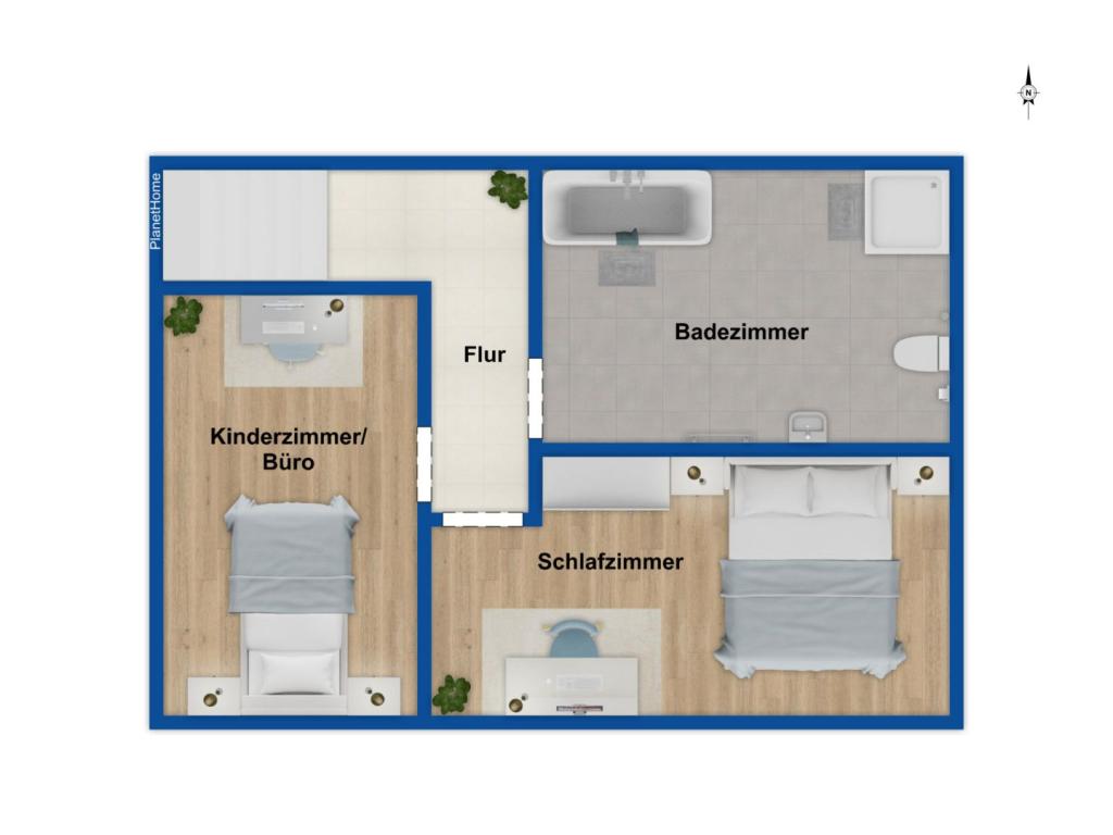 Grundriss Obergeschoss