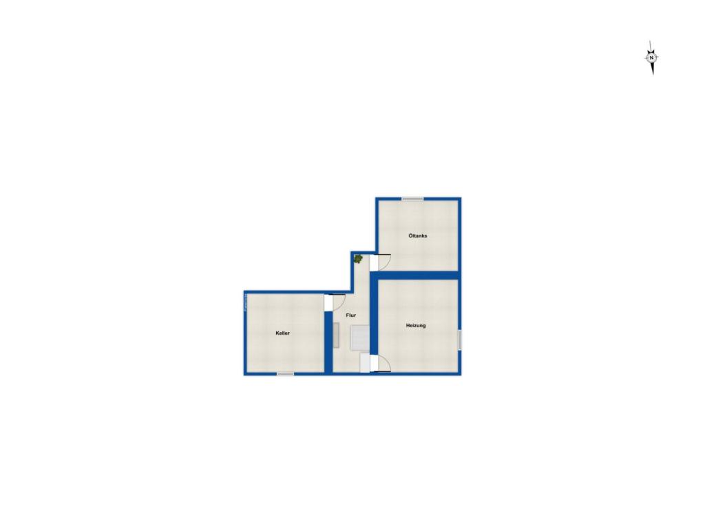 Grundriss - Kellergeschoss 