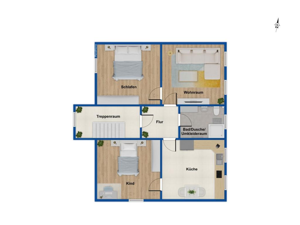 Grundriss Obergeschoss