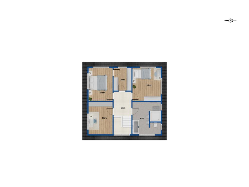 Grundriss Obergeschoss