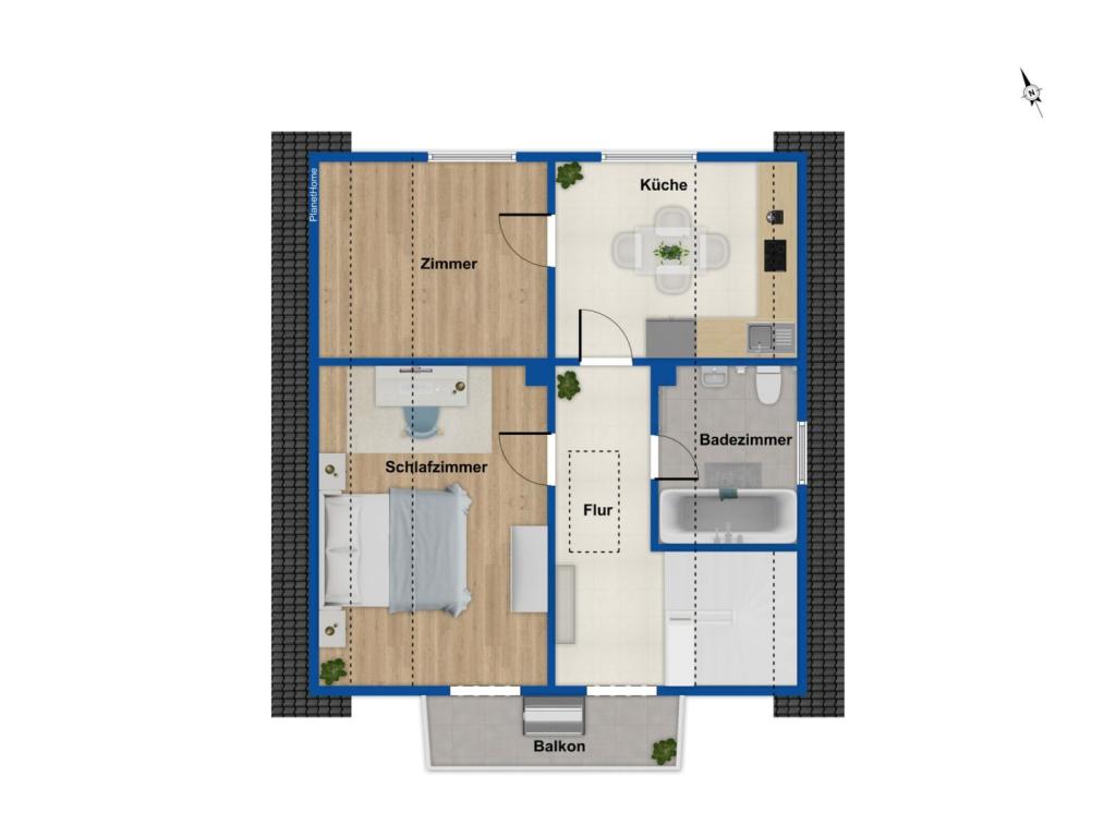 Grundriss Dachgeschoss