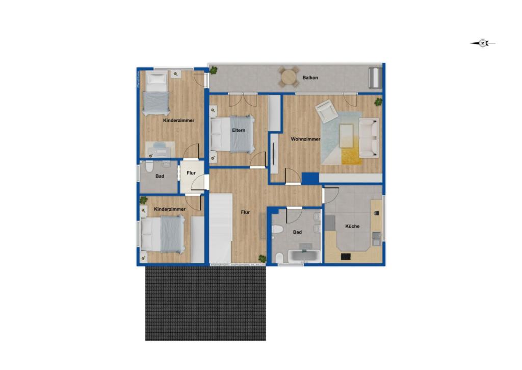 Grundriss Obergeschoss