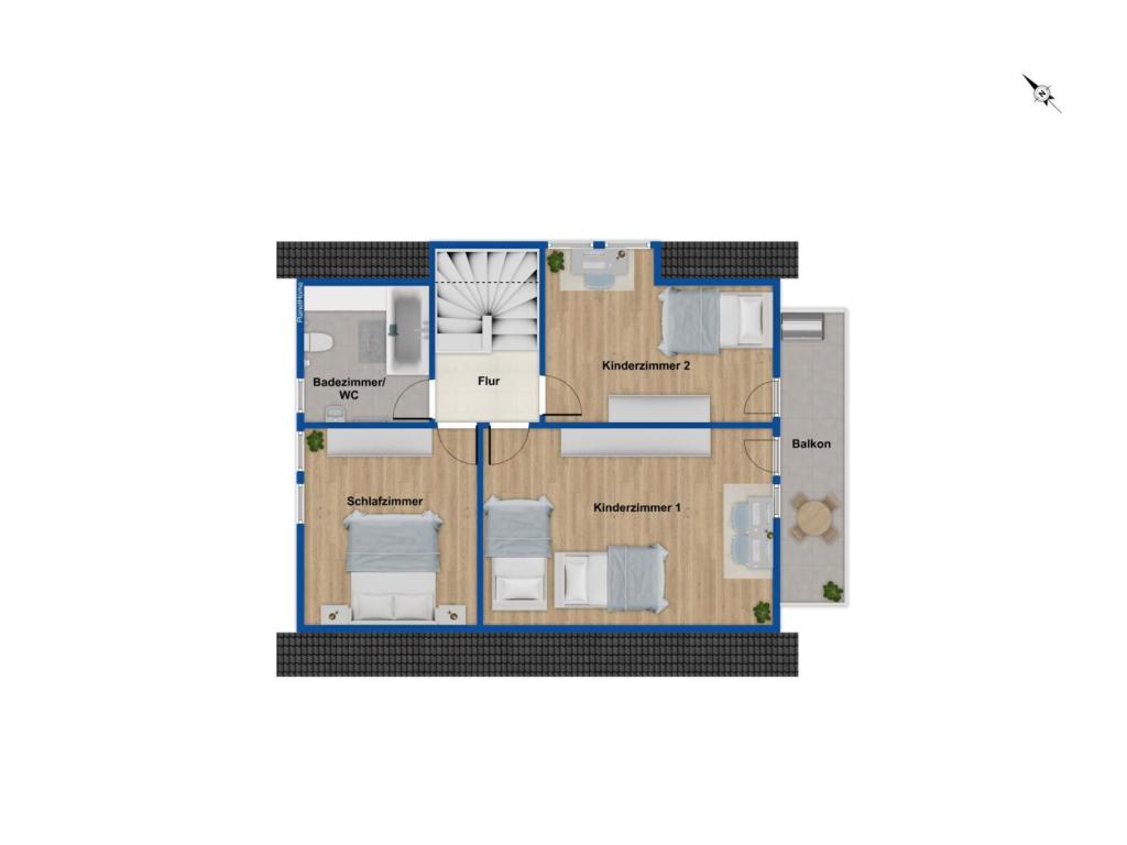 Grundriss Dachgeschoss