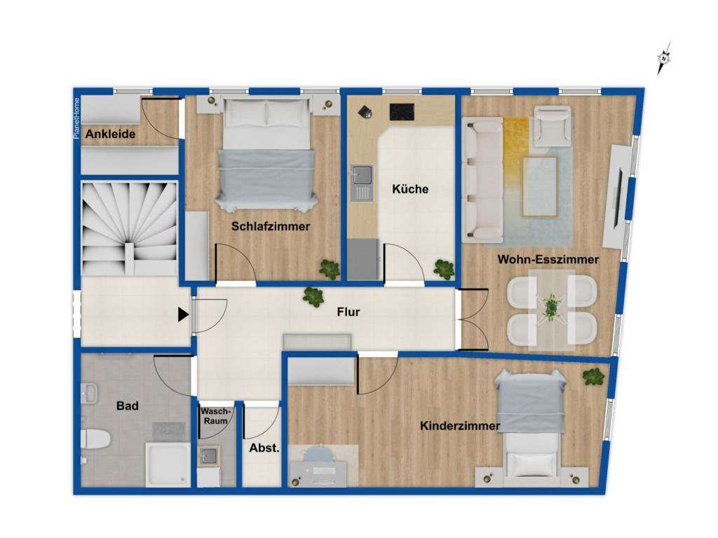 Grundriss 1.Obergeschoss