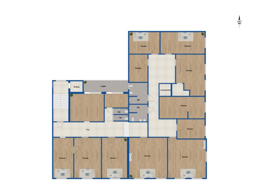 Grundriss 3. Obergeschoss